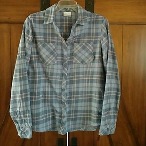 Blue Plaid Columbia Flannel
